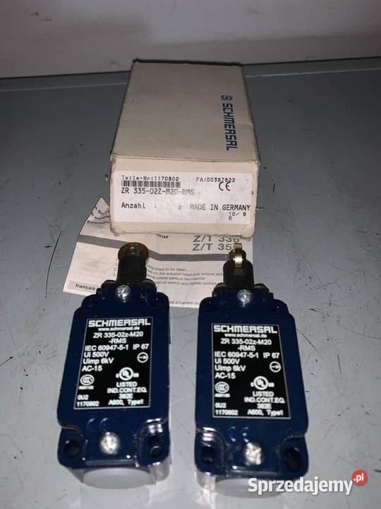 Schmersal ZR 33502ZM20RMS Limit Switch Warszawa sprzedam