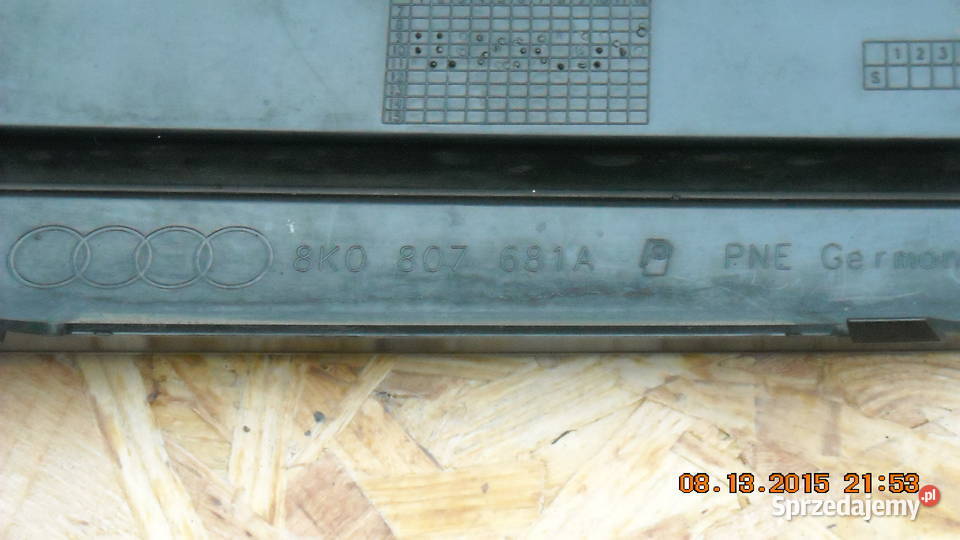 Audi a4 B8 kratka zderzaka lewa Łódź