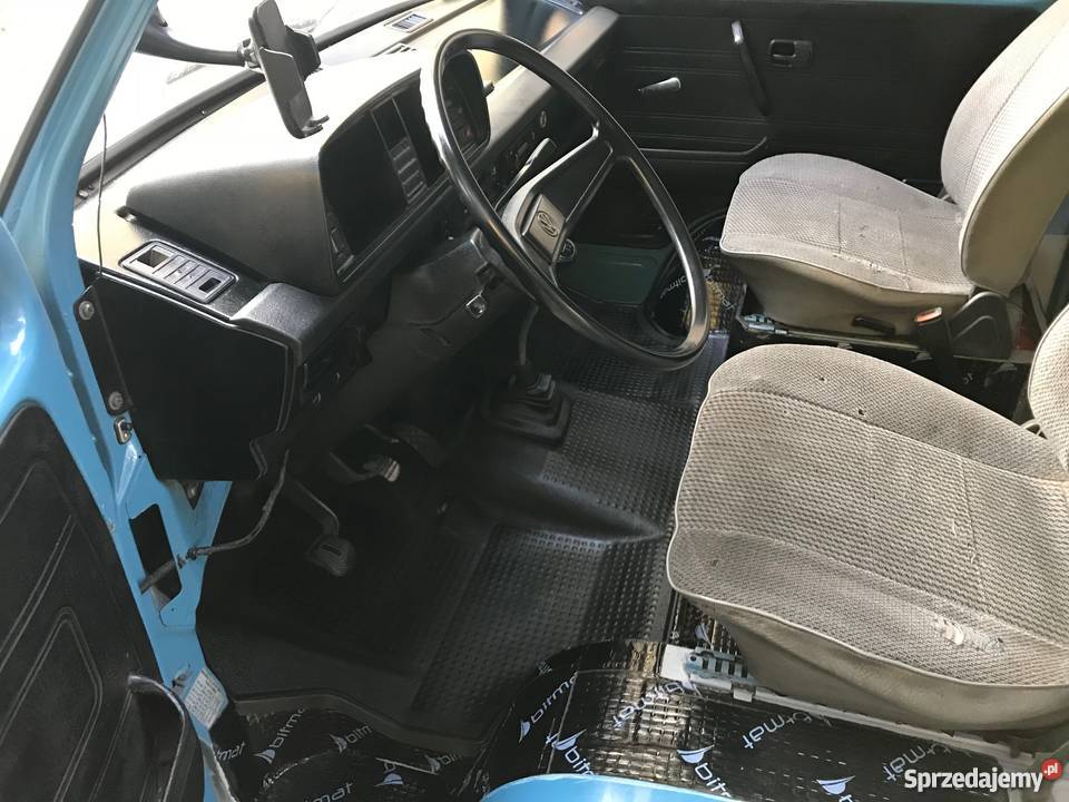 vw t3 transporter niebieski