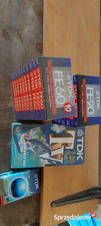 Kasety Audio TDK FE 10 VHS TDK 240 Kielce
