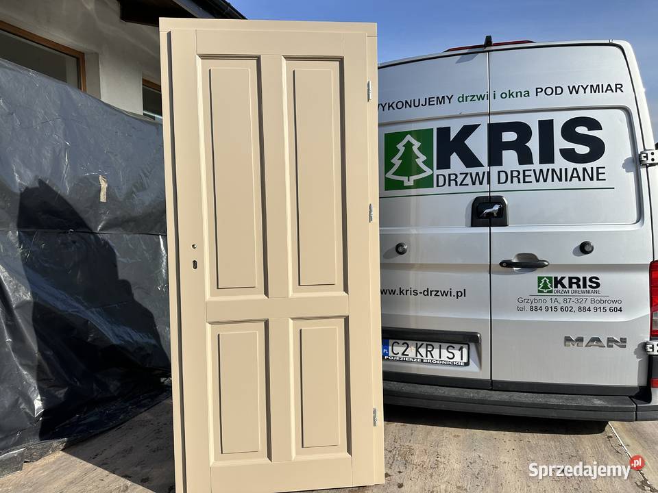 Drzwi wewnętrzne drewniane AMERYKAŃSKIE BEŻOWE Kraków