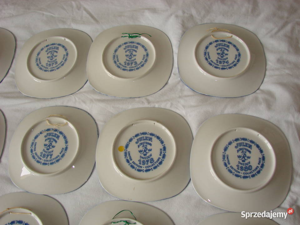 Rorstrand talerze świąteczne Pruszcz Gdański