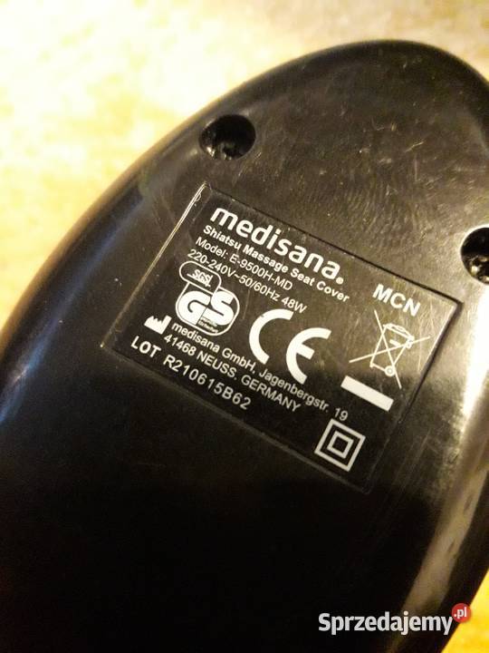 Mata masująca Medisana MCN Shiatsu Model pomorskie Gdańsk