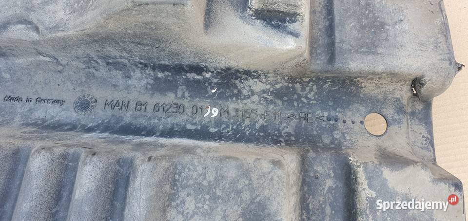 MAN TGA NADKOLE BŁOTNIK LEWY WĄSKA KABINA Karoseria Bieleń