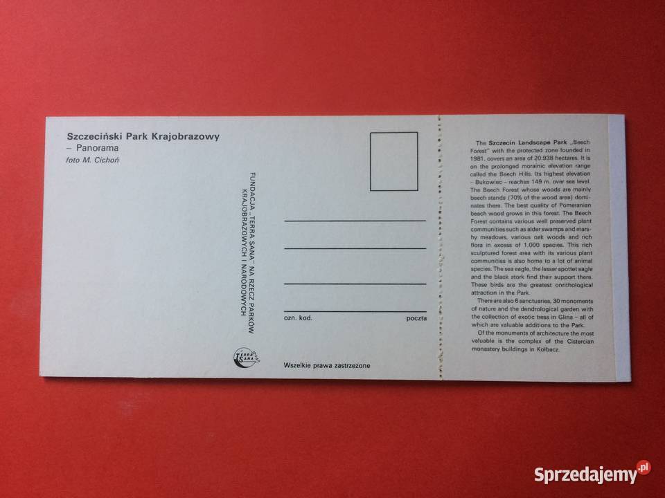 490 6 Widokówek Parków Krajobrazowych Szczecin
