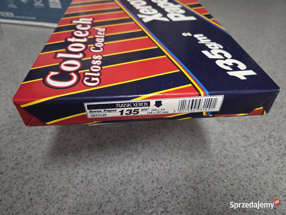 Papier A4 Xerox Colotech Super Gloss 135g 2500 Biznes i Przemysł mazowieckie