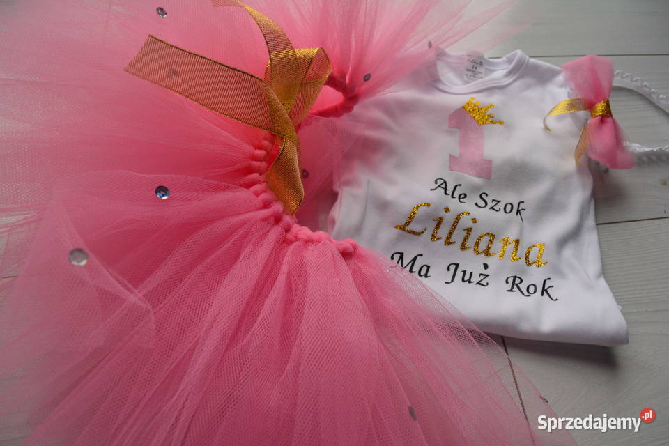 Komplet tutu na roczek dziewczynki roczek pomorskie Waćmierz sprzedam