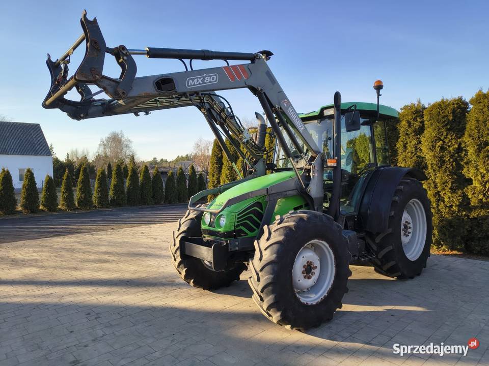 DeutzFahr Agroplus 75 z ładowaczem Grabów Szlachecki