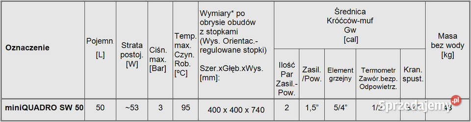 Bufor CiepłaSprzęgło Hydraul MAXITERM miniQUADRO stal Koszęcin