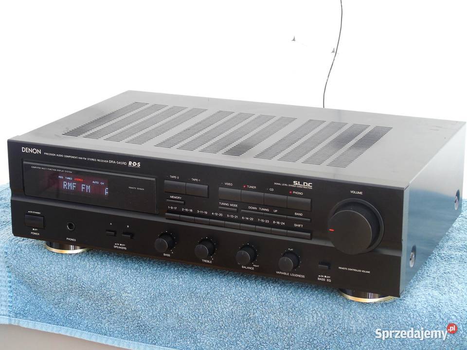 Amplituner Denon DRA545 RD sprawny i ładny Amplitunery