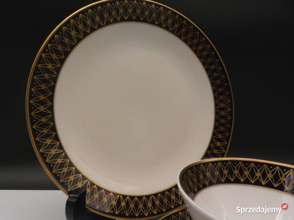 TRIO Von Schierholz PLAUE Luksusowa Porcelana z