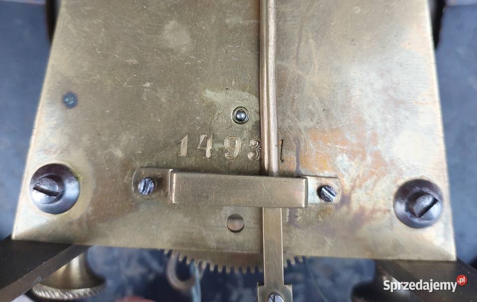 154 Zestaw mechanizm starego zegara linkowego Tczew