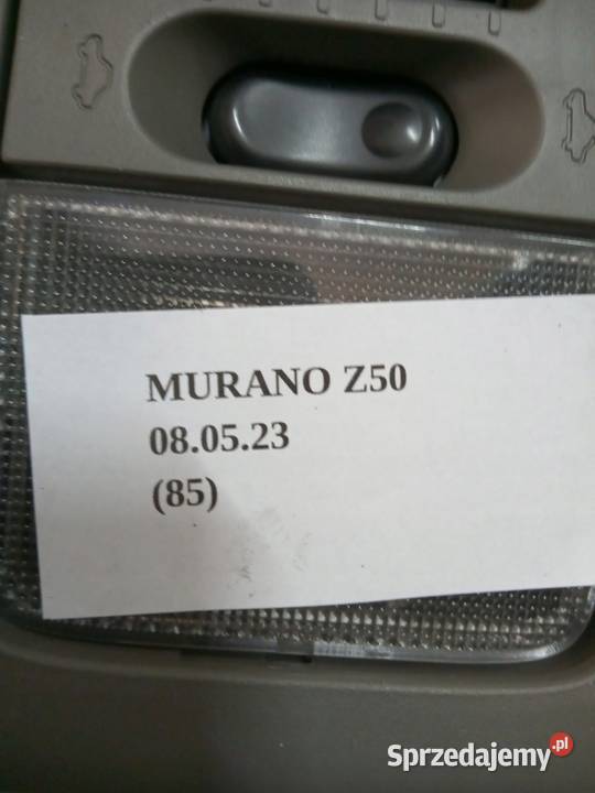 PANEL LAMPKA ŚWIATŁO PODSUFITKI NISSAN MURANO Nowy Tomyśl