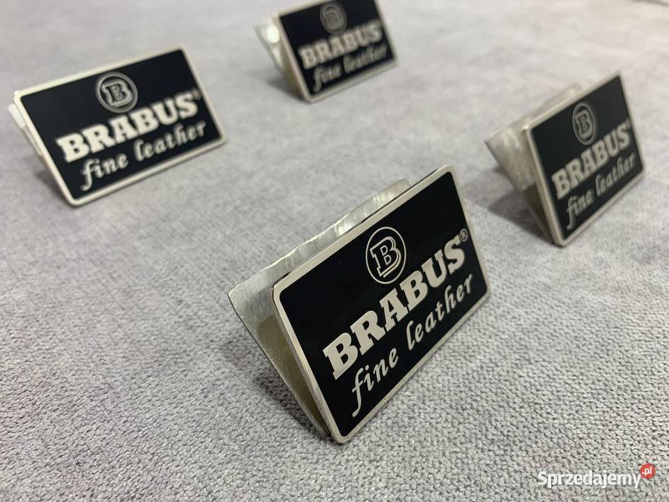 Emblematy Znaczek Brabus w fotele zestaw Chełm