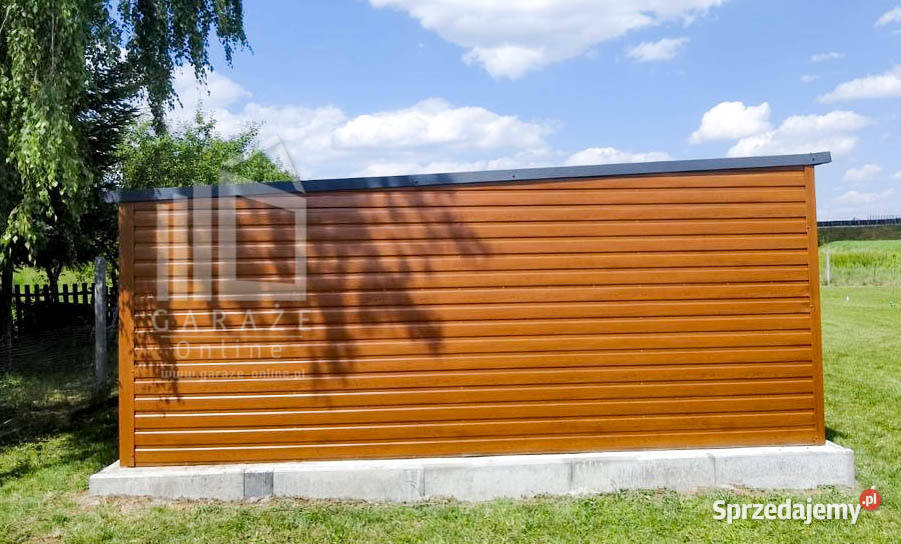 GARAZ BLASZANY 6m x 5m spad w bok wiata Sprzedaż Sprzedaż Cieszyn