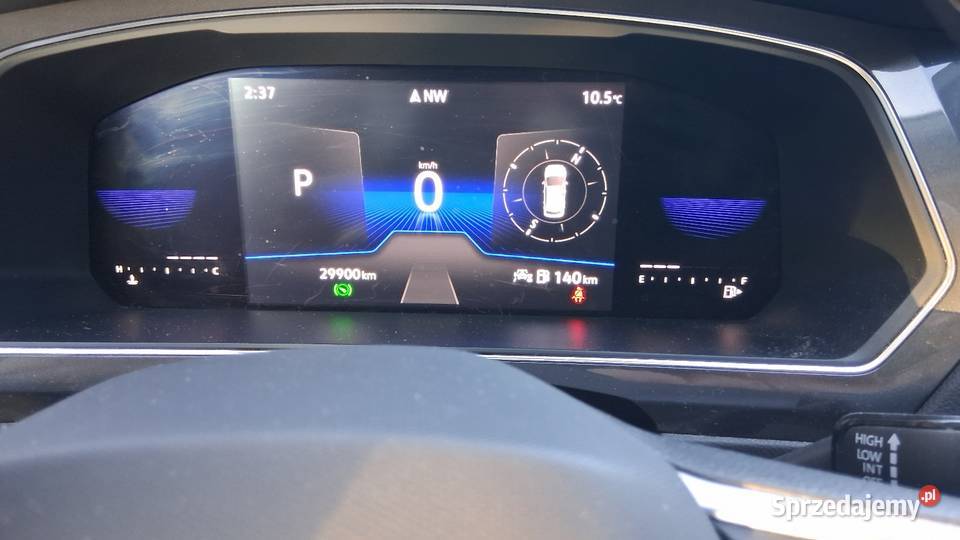 VOLKSWAGEN TIGUAN 2022 niebieski Tykocin