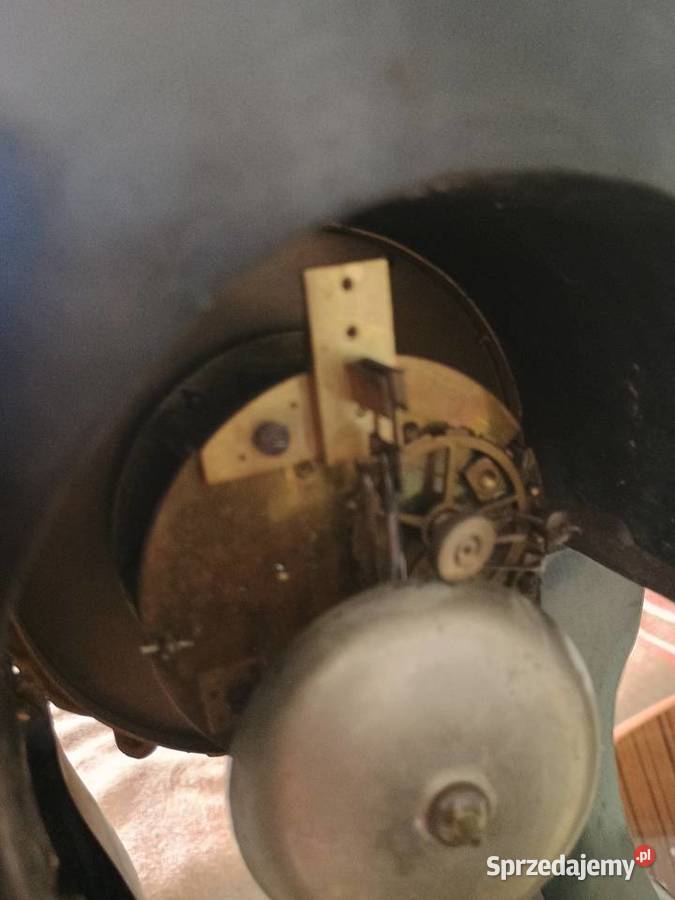 Kominkowy zegar francuski drewno