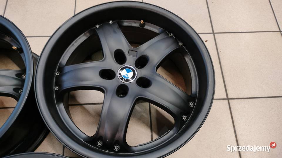 Alufelgi BMW 5 E39 E60 7 18X8 5X120 ET20 czarne Kraków