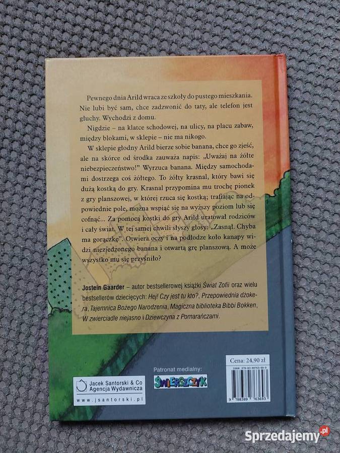 nowa Żółty krasnal Jostein Gaarder małopolskie Kraków sprzedam