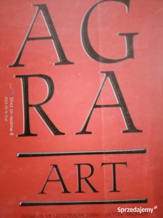 Katalog unikat Agraart księgarnia antykwariat