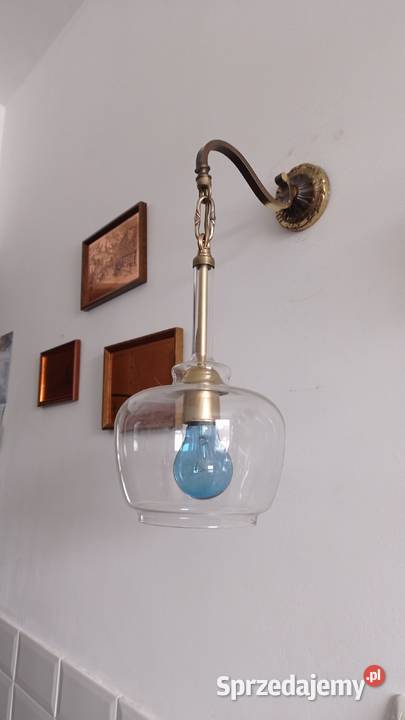 Stary mosiężny kinkiet Włocławek sprzedam