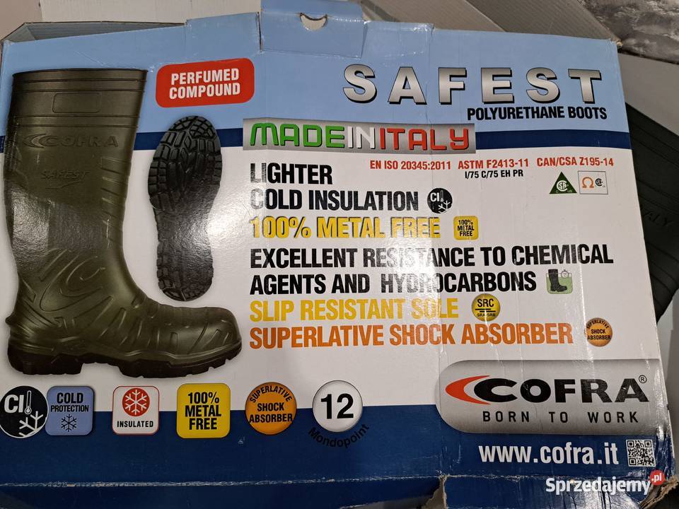 Kalosze gumowce Cofra z ocieplaczami nowe 32cm Kozienice sprzedam