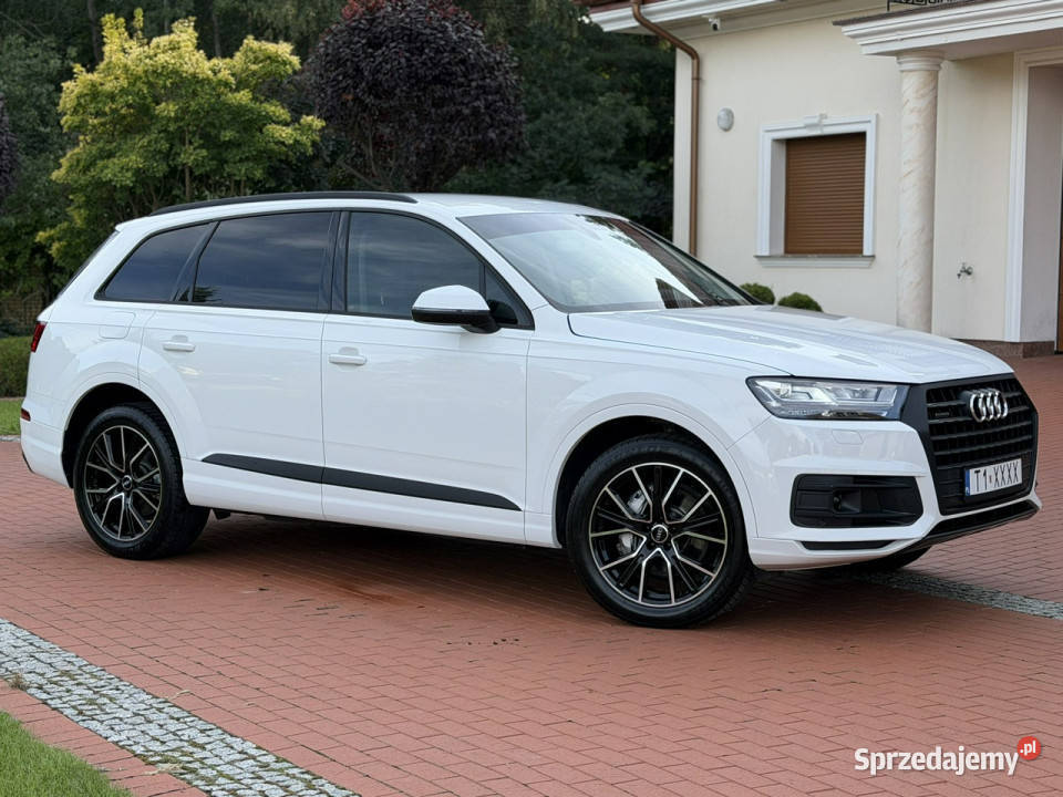 Audi Q7 30 TDI Bogato Wyposażona Polski Salon podgrzewane fotele Widełki