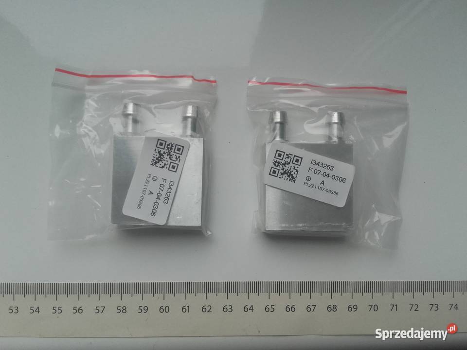 Aluminiowy blok wodny 40mm element chłodnicy Bydgoszcz sprzedam