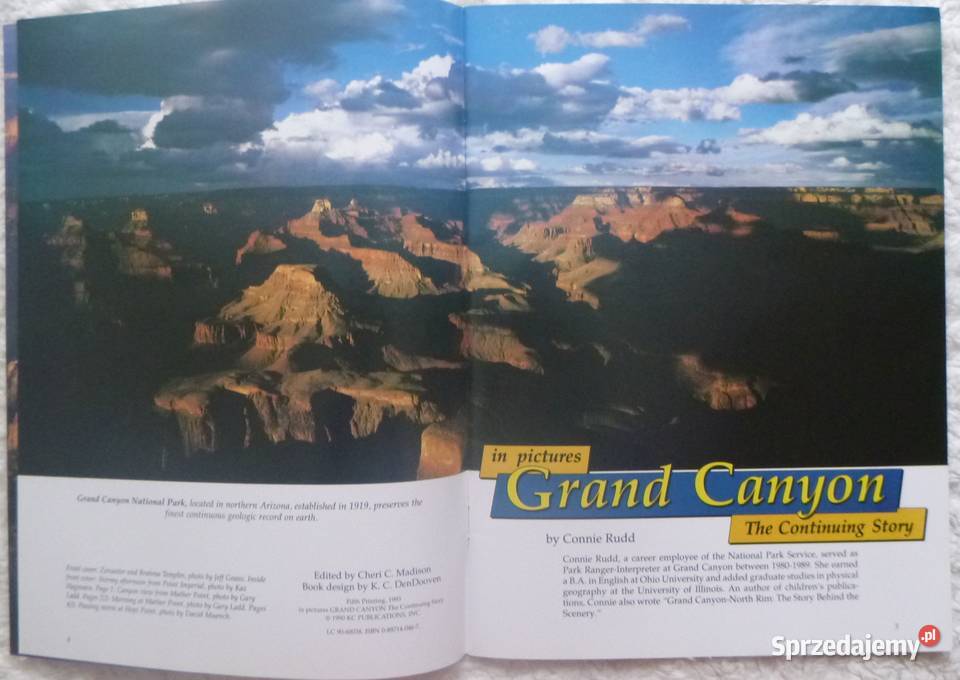 Dwa fotoalbumy Grand Canyon angielsku mazowieckie Warszawa