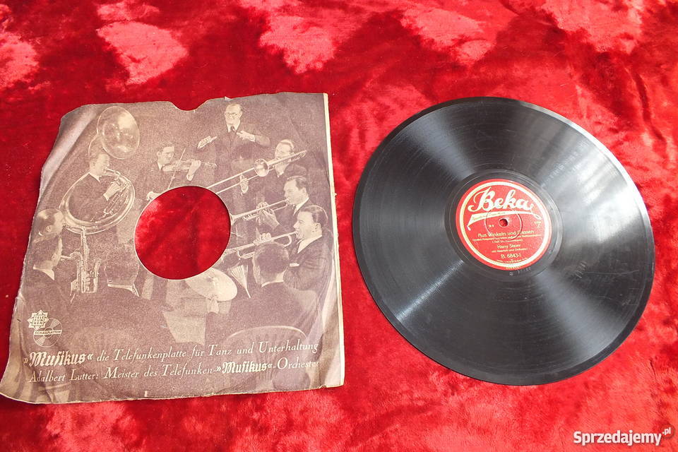 Płyta winylowa szelakowa niemiecka gruba i Żary sprzedam