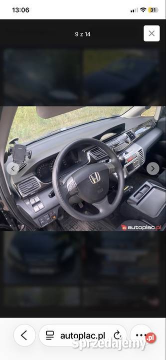 Honda FRV 20 VTEC Instalacja gazowa 6 osobowa ASR (kontrola trakcji) Kielce sprzedam