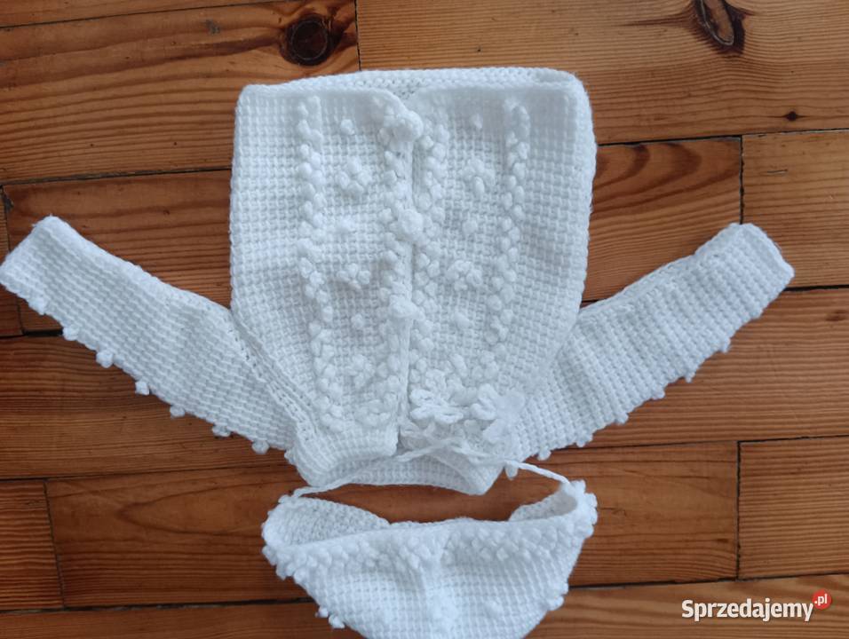 Sweterek z włóczki niemowląt Odzież Zamość