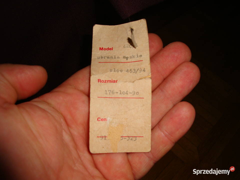 Garnitur spodnie męski NOWY Warszawa sprzedam