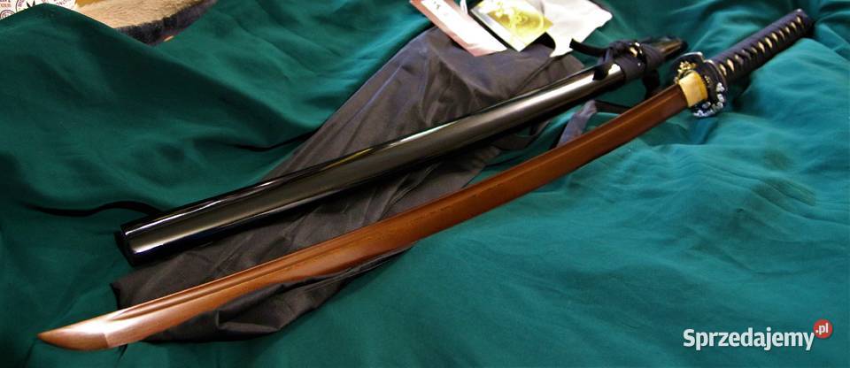 Full Tang Blade samuraj Katana Damast stal Militaria Sokółka