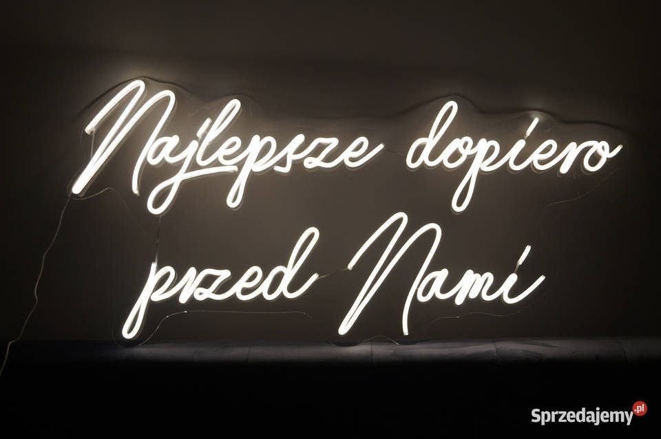 Neon na wesele napis led ślub dekoracja ledon Kraków