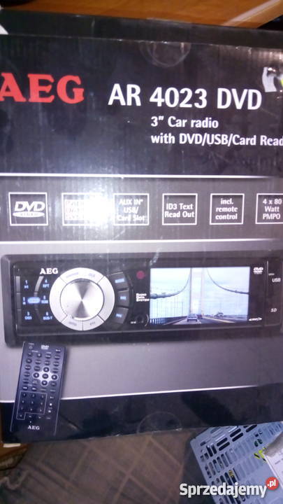 Radio samochodowe AEG DVD kolorowy wyświetlacz Radoszyce