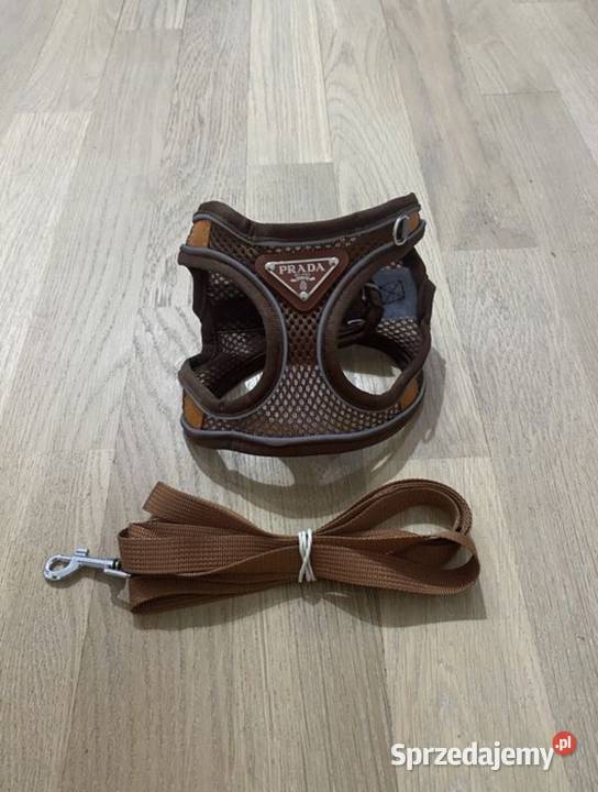 Nowe szelki bezuciskowe i smycz psa Prada M mazowieckie Warszawa