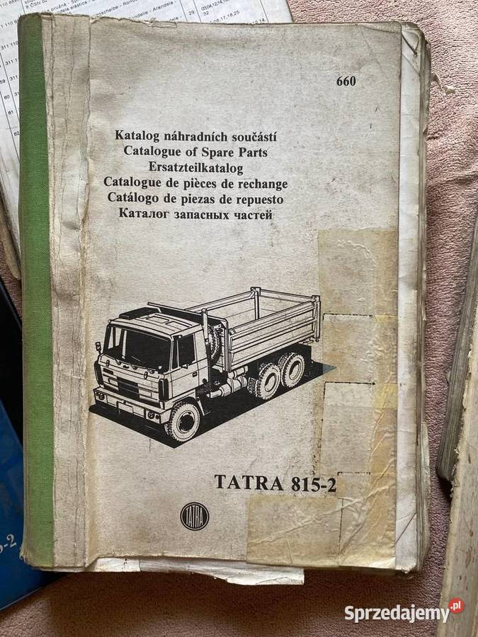 katalog czesci zamiennych Tatra 8152 14500kg wielkopolskie Konin