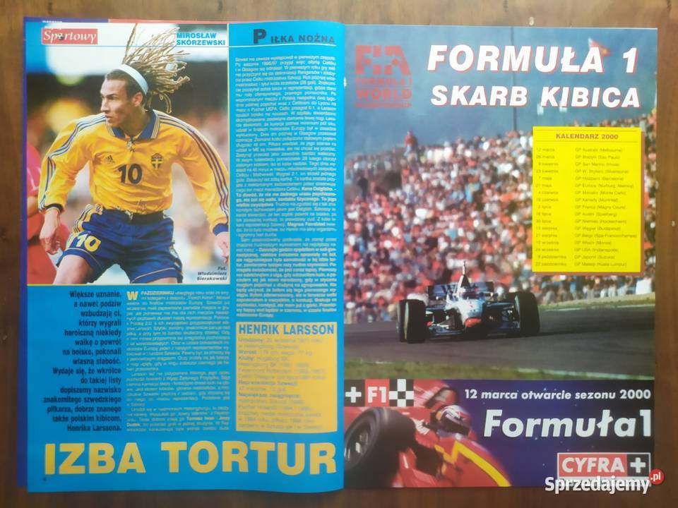 Skarb kibica formuła 1 sezon 2000 łódzkie