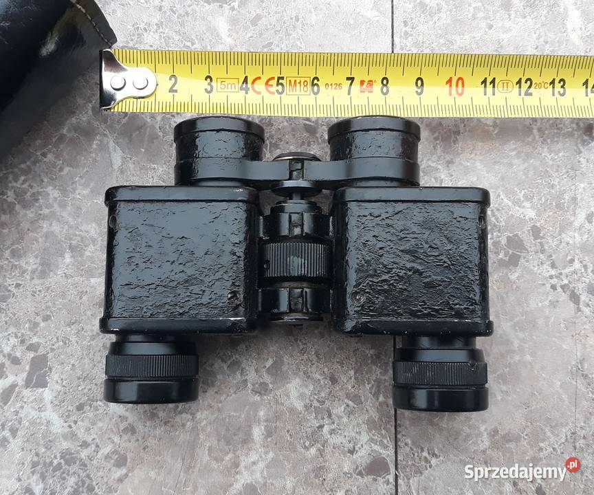 Hertel Reuss Perr 6x18 mała stara lornetka etui Tczew