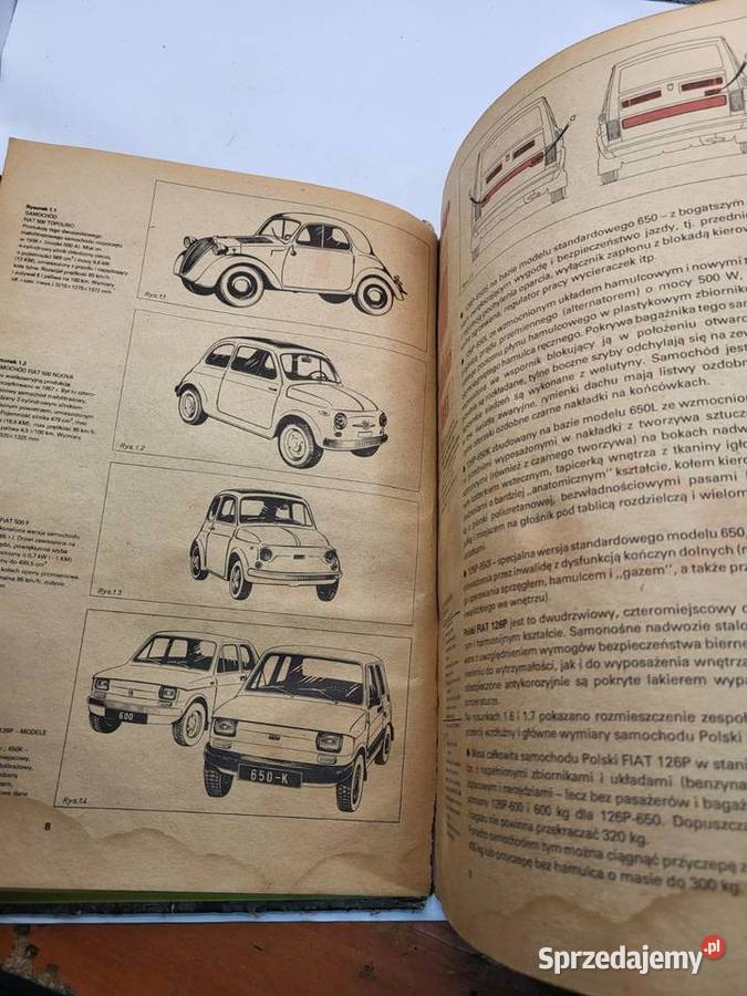 katalog instrukcja napraw polskiego fiata 126p śląskie Rybnik sprzedam