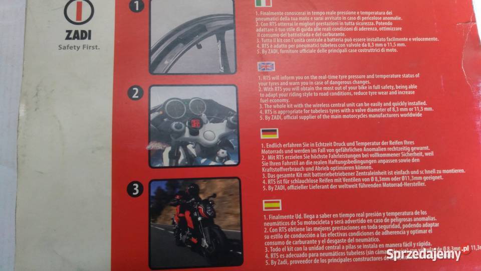 Detektor ciśnienia w oponach motocyklowych z 2 Bielsk Podlaski