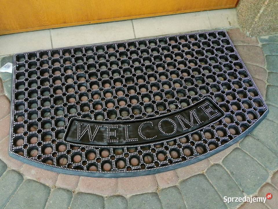 Wycieraczka gumowa ażurowa WELCOME WITAMY mazowieckie Mińsk Mazowiecki