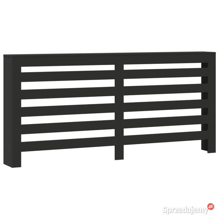 Osłona na grzejnik czarna 175x20x82 WM852709 mazowieckie Warszawa