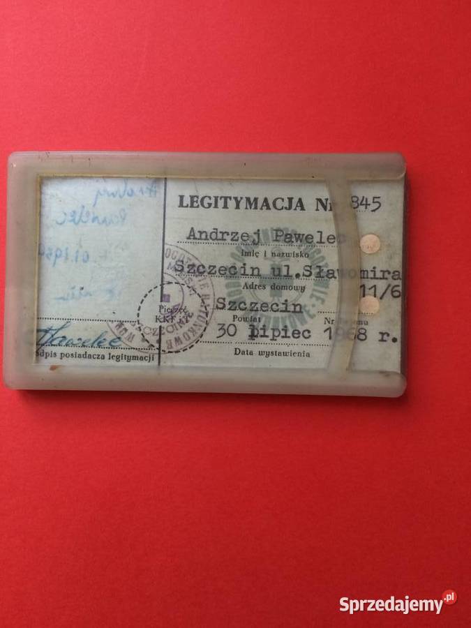 1596 Legitymacja WOPR zachodniopomorskie Szczecin