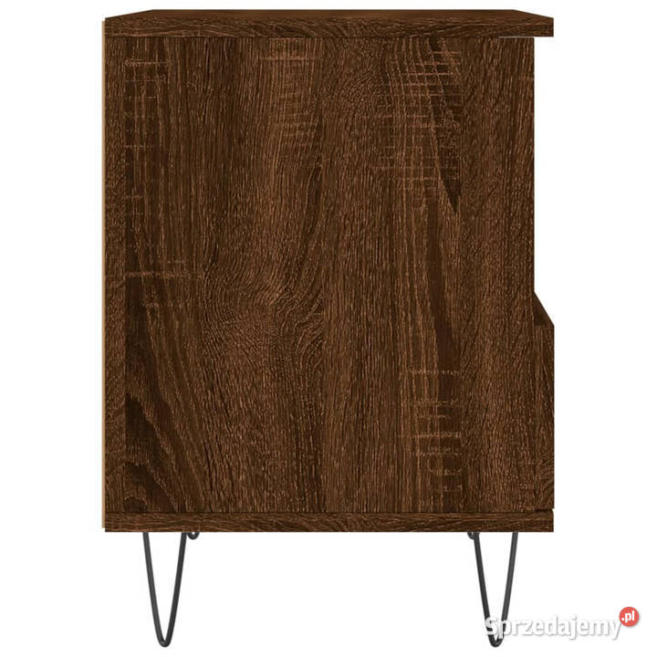 Szafka nocna brązowy dąb 40x35x50 materiał