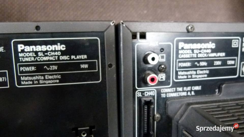 Miniwieża Panasonic SL SUCH40 SPRAWNA kolumny Zamość