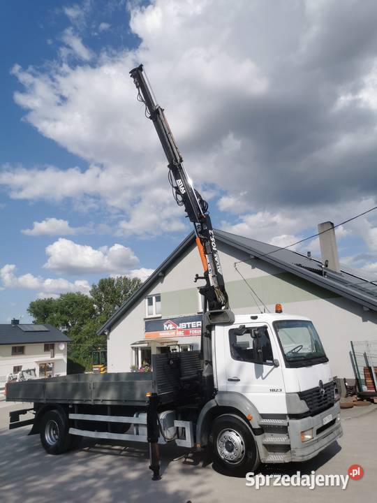 MercedesBenz Atego 1823 żuraw HDS Atlas 1052 Miechów