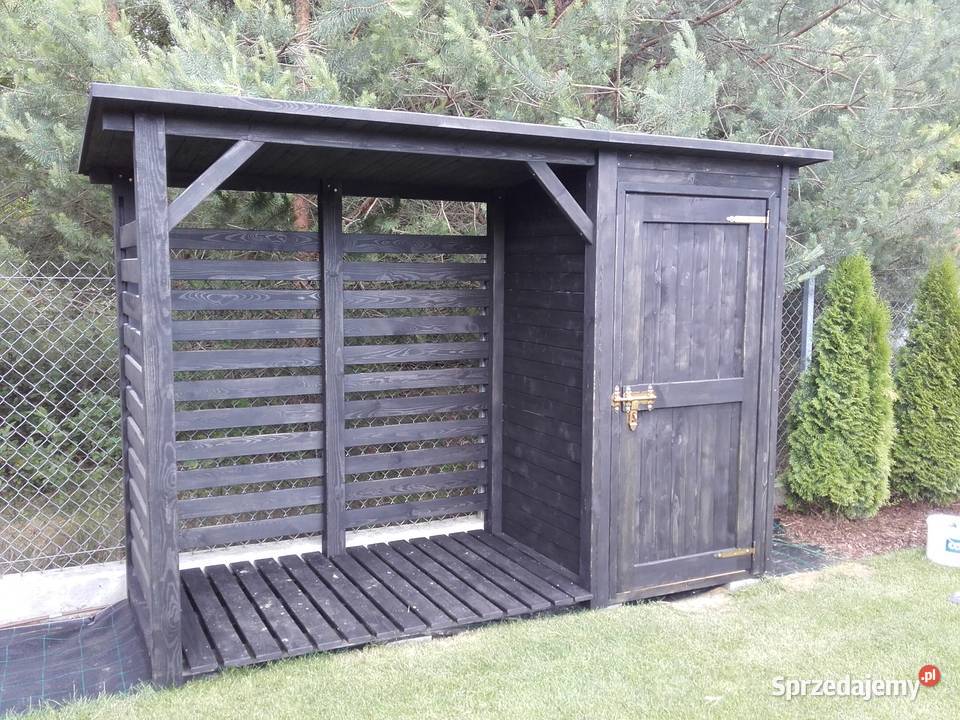 Drewutnia 2 x 11m narzędziówka 1 x 11m z dachem Architektura ogrodowa Kalety sprzedam