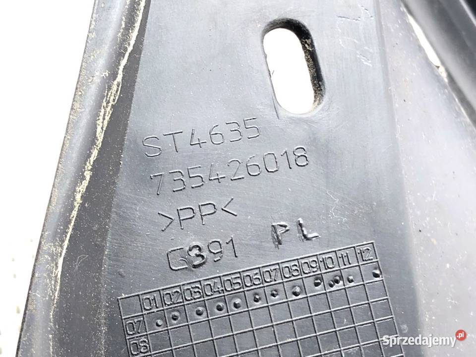 PODSZYBIE FIAT 500 735426018 Hatchback OSŁONA Części samochodowe podkarpackie